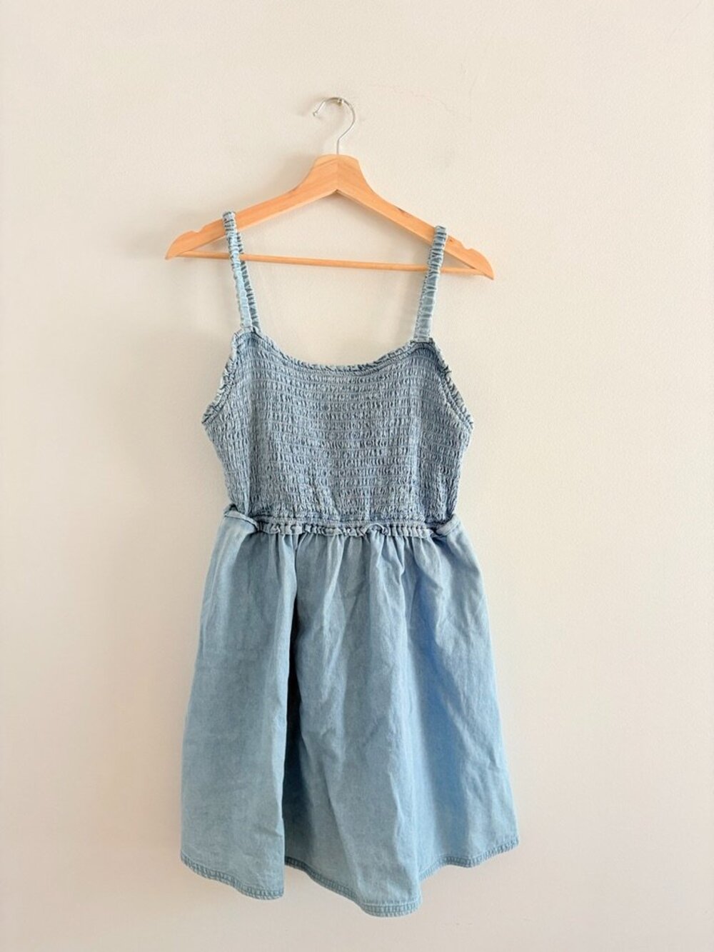 American Eagle Summer Dream Sleeveless Dress Blue Size Large - Picture 4 of 7